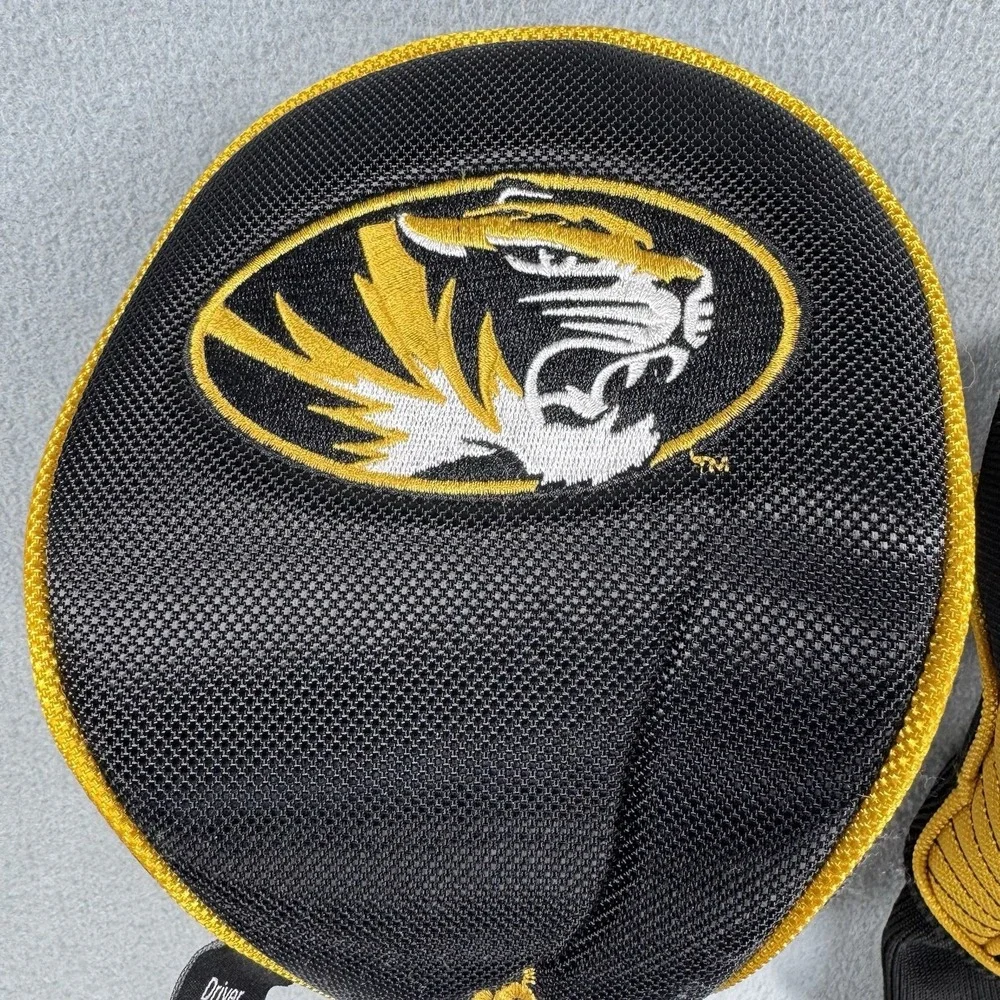 MISSOURI TIGERS DRIVER 1 WOOD & HYBRID HEADCOVER TEAM EFFORT HEAD COVER BLACK